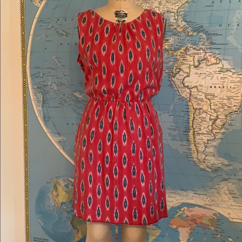 Steven Alan Ikat Dress Open Back